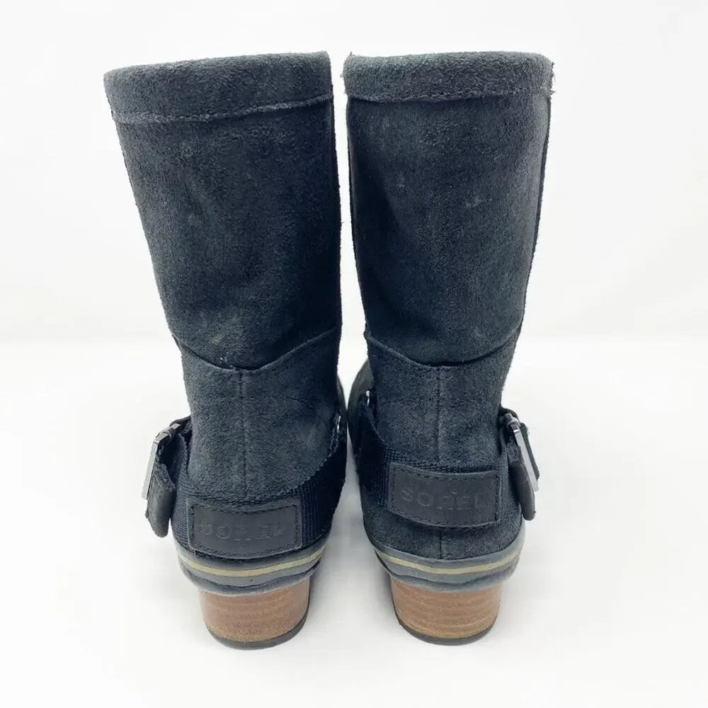 Sorel black leather